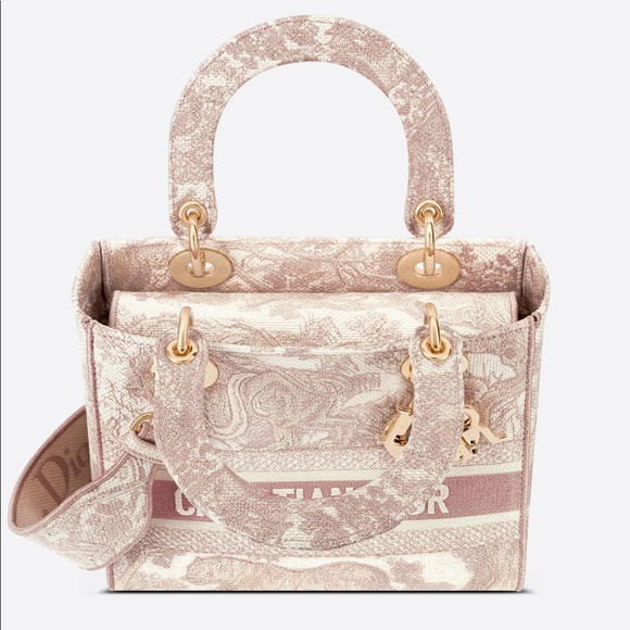 Dior MEDIUM LADY D-LITE BAG
Rose Des Vents Toile SOLD - Picture 5 of 16